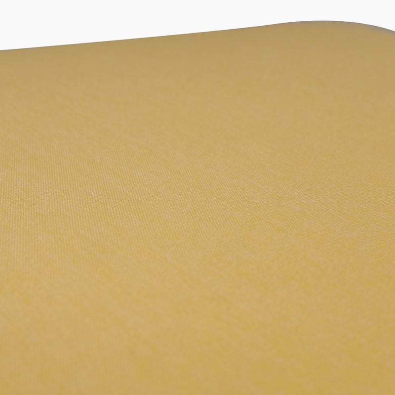 Pillow Perfect وسادة مثالية حصن صلبة داخلية/خارجية وسادة أريكة/أرجوحة من الخوص، مبطنة، مقاومة للطقس والتلاشي، 19" x 44"، أصفر - Image 4